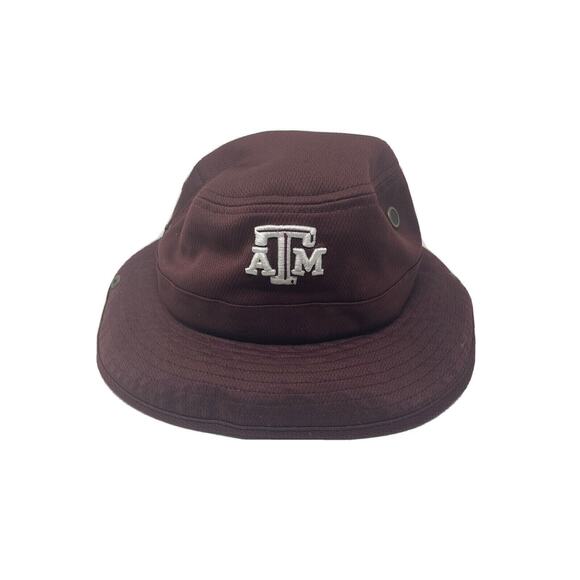 A&M Aggies Bucket Hat Maroon Adult Top Of the World - Picture 1 of 4